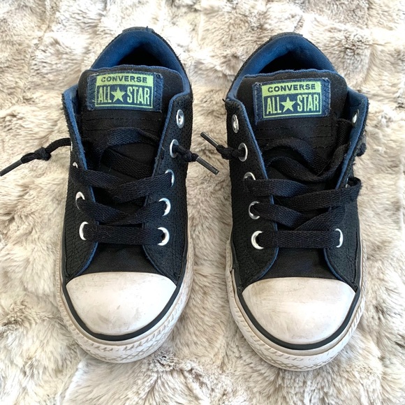 Converse All Star Black Slip On Classic Sneakers - Picture 2 of 10